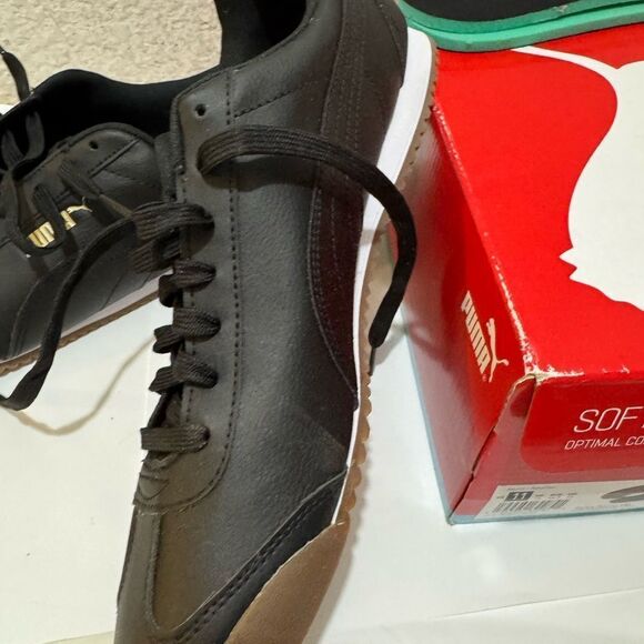 Puma Mens Turino FSL 372861-08 Black Casual Shoes Sneakers Size 11 - Picture 12 of 14